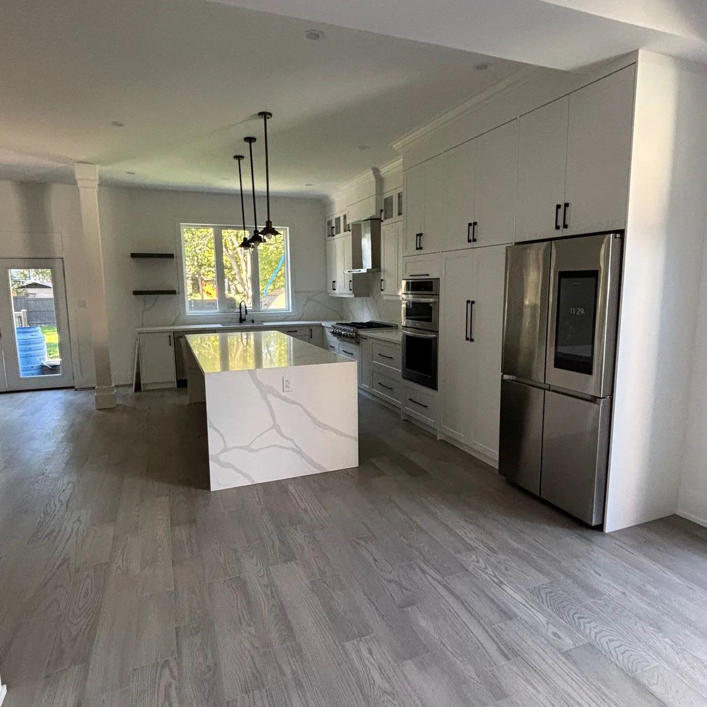 A finished kitchen designed down to the last line